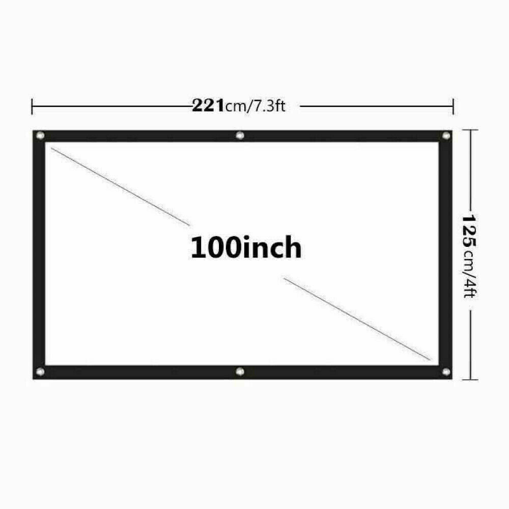 ScreenNest™ Foldable Projector Screen 16:9