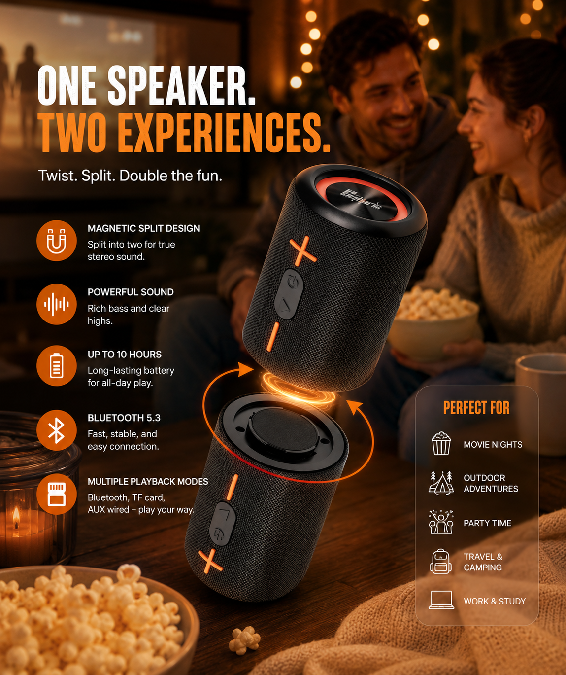 ScreenNest™ CinemaSound Duo Speaker