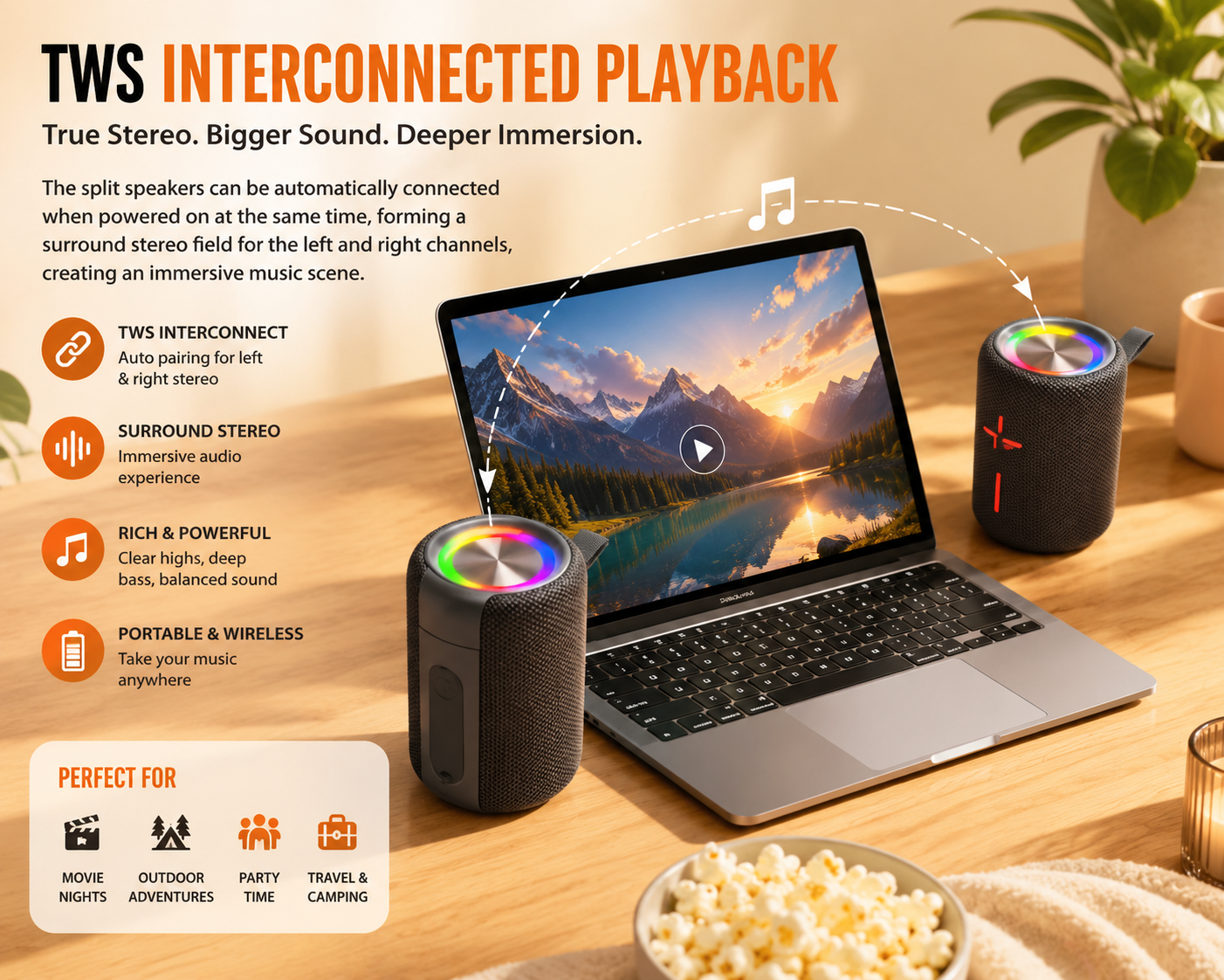 ScreenNest™ CinemaSound Duo Speaker
