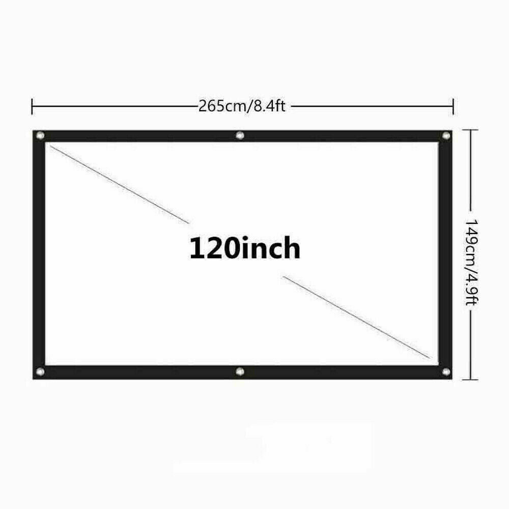 ScreenNest™ Foldable Projector Screen 16:9