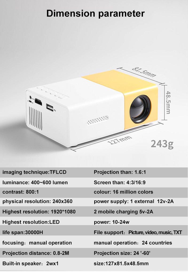 ScreenNest™ PocketCinema Pro Mini Projector
