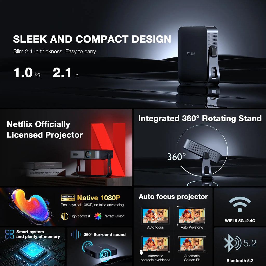 ScreenNest™ PocketCinema Pro Mini Projector