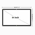 ScreenNest™ Foldable Projector Screen 16:9