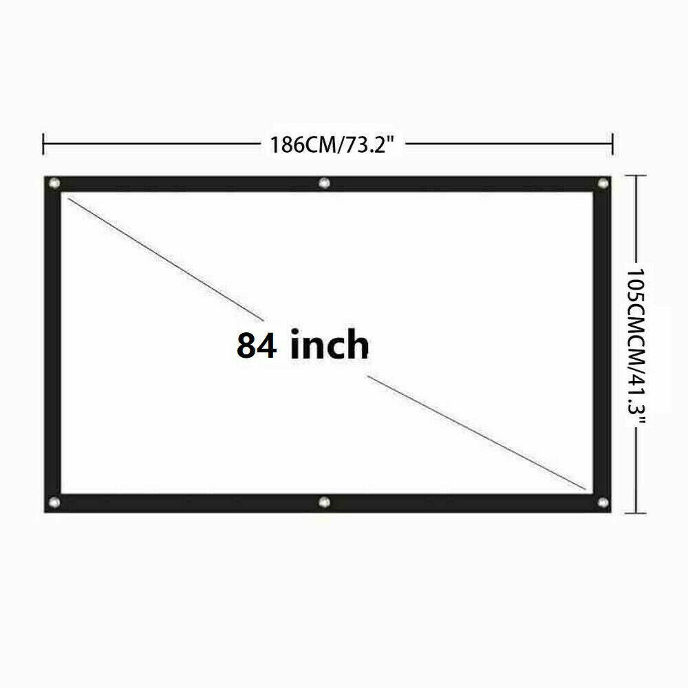 ScreenNest™ Foldable Projector Screen 16:9