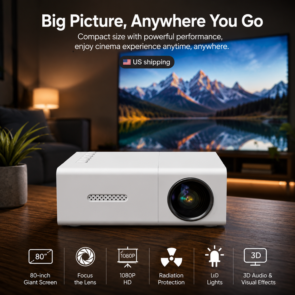 ScreenNest™ PocketCinema Pro Mini Projector