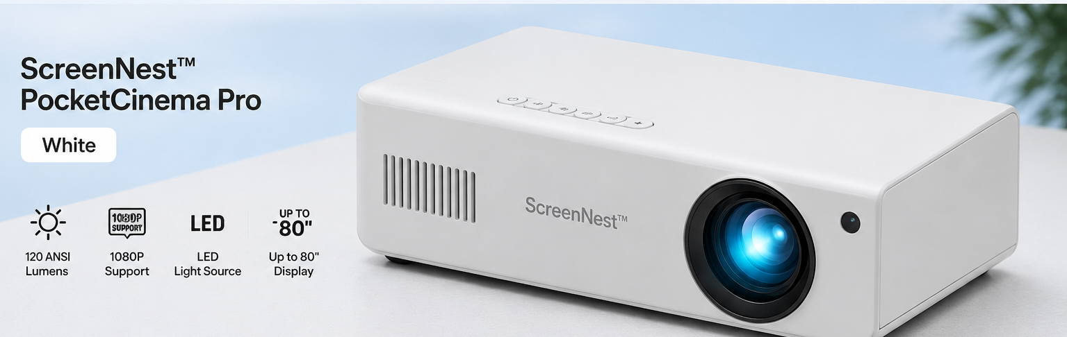 ScreenNest™ PocketCinema Pro Mini Projector